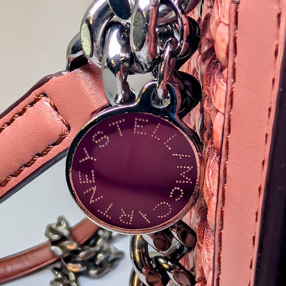 Stella McCartney Light Terracotta Falabella Mini Crossbody Bag - Picture 7 of 17